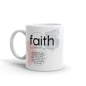 
                  
                    Faith scriptures mug - Romans 3:22
                  
                