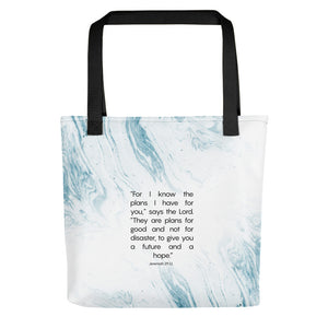 
                  
                    Jeremiah 29:11 Modern Design Tote bag
                  
                